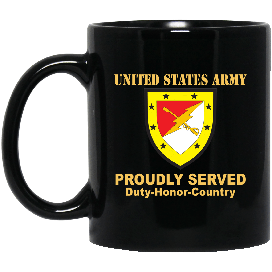 US ARMY 316TH CAVALRY BRIGADE- 11 oz - 15 oz Black Mug-Mug-Army-CSIB-Veterans Nation