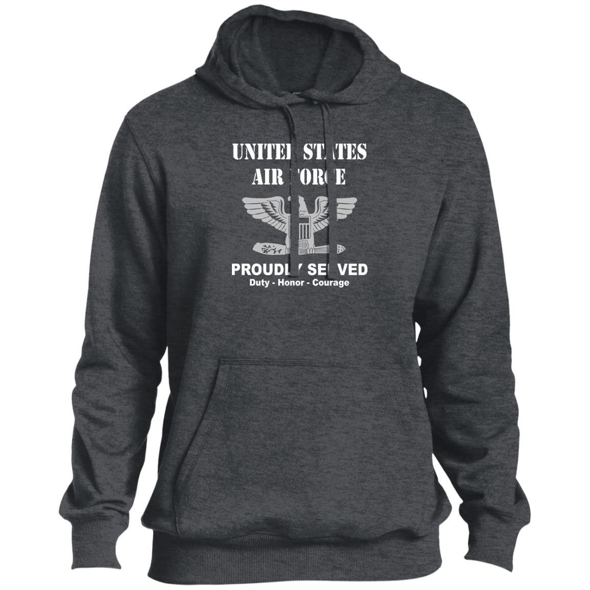 US Air Force O-6 Colonel Col O6 Field Officer Ranks T shirt Sport-Tek Tall Pullover Hoodie - T-Shirt-TShirt-USAF-Veterans Nation