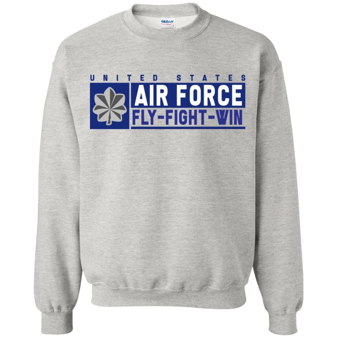 US Air Force O-5 Lieutenant Colonel Fly - Fight - Win Long Sleeve - Pullover Hoodie-TShirt-USAF-Veterans Nation