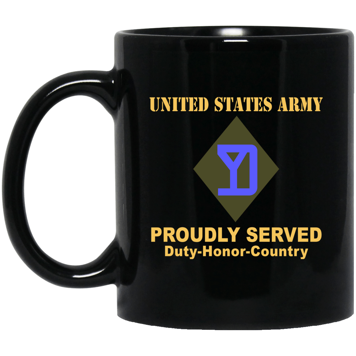 US ARMY 26TH MANEUVER ENHANCEMENT BRIGADE- 11 oz - 15 oz Black Mug-Mug-Army-CSIB-Veterans Nation