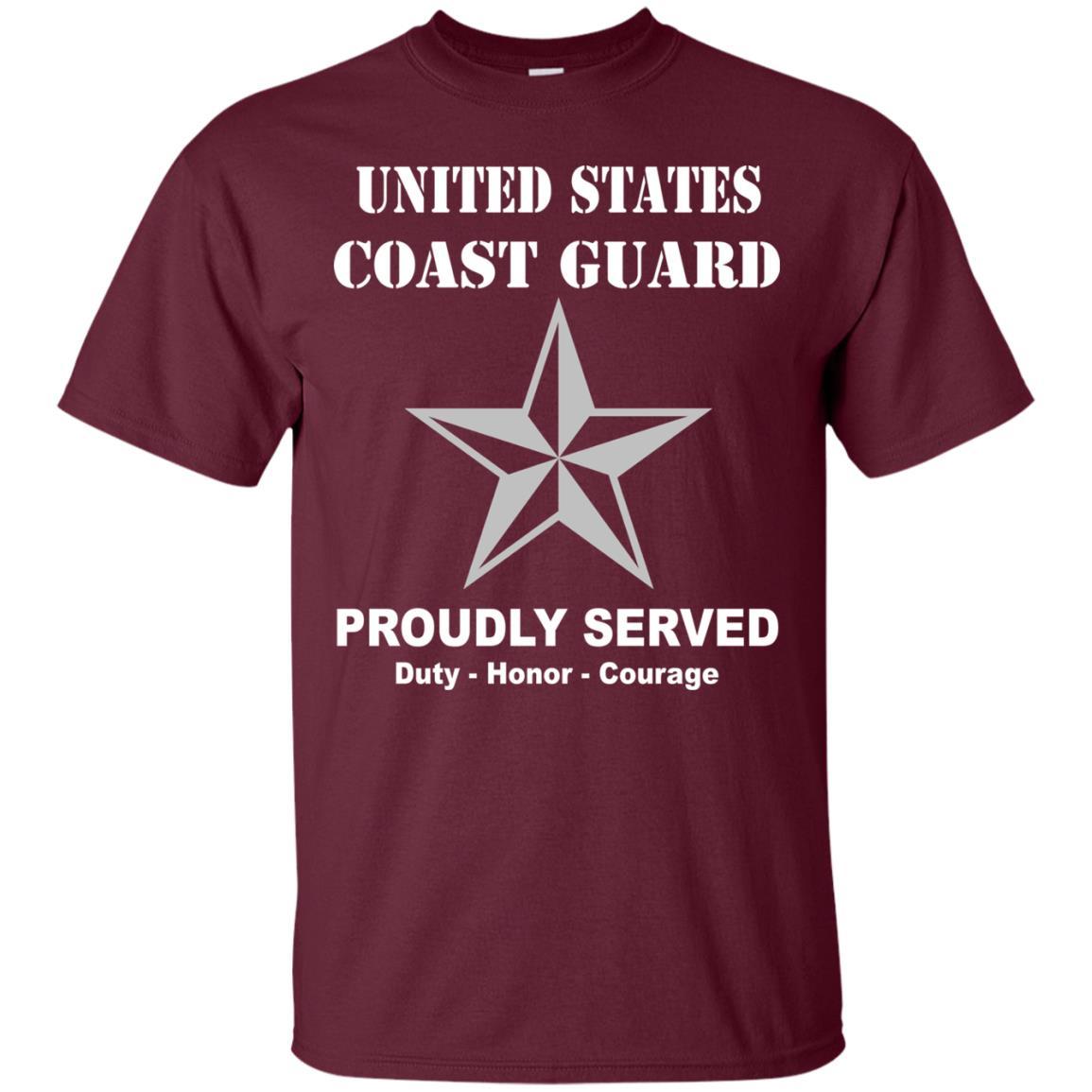 US Coast Guard O-7 Rear Admiral Lower Half O7 DRML Flag Officer Men Front USCG T Shirt-TShirt-USCG-Veterans Nation