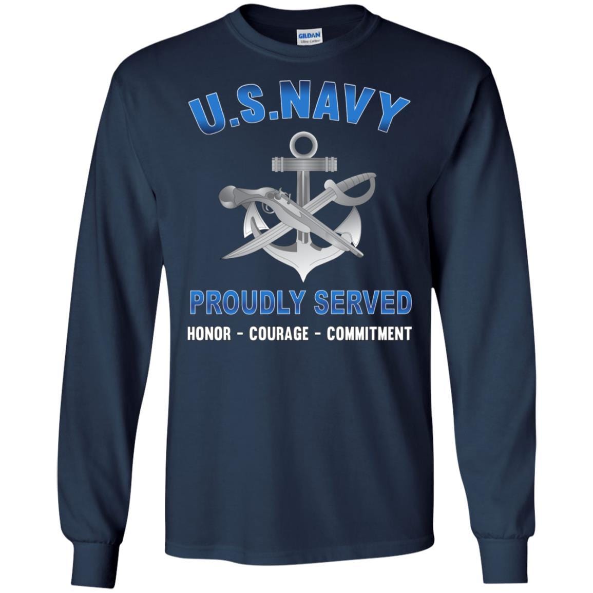 Navy Special Warfare Boat Operator Navy SB - Proudly Served T-Shirt For Men On Front-TShirt-Navy-Veterans Nation