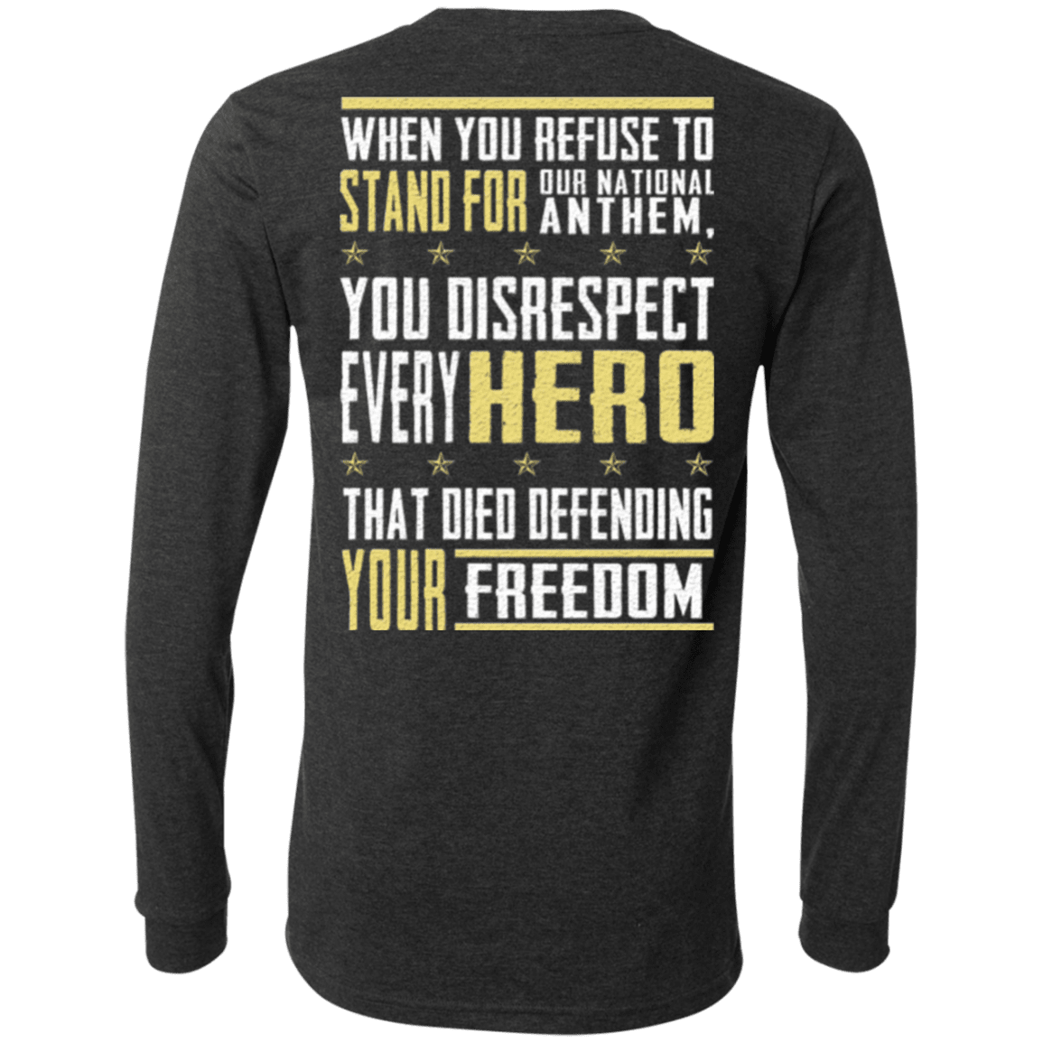 Military T-Shirt "Veteran - Stand For Our National"-TShirt-General-Veterans Nation