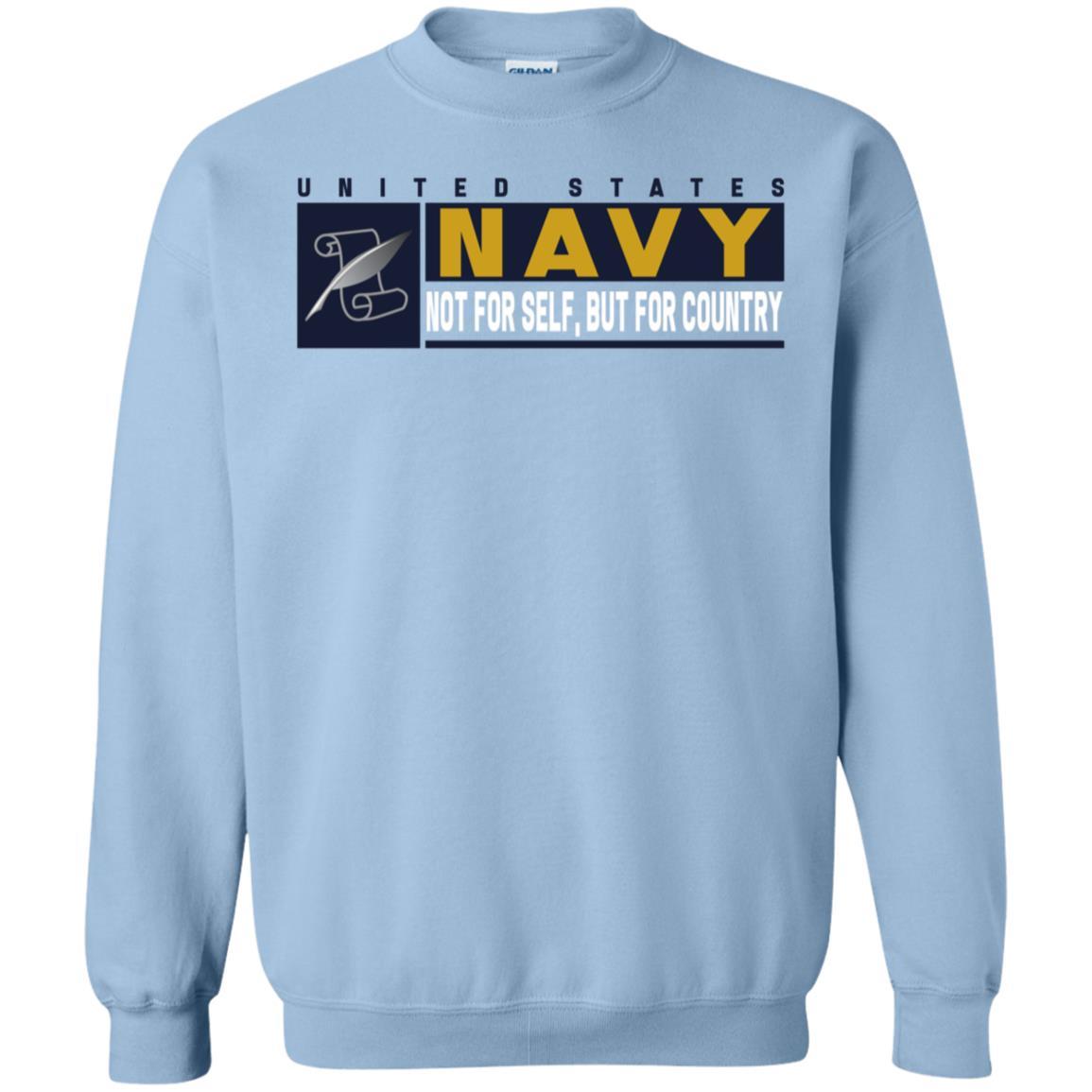 Navy Journalist Navy JO- Not for self Long Sleeve - Pullover Hoodie-TShirt-Navy-Veterans Nation