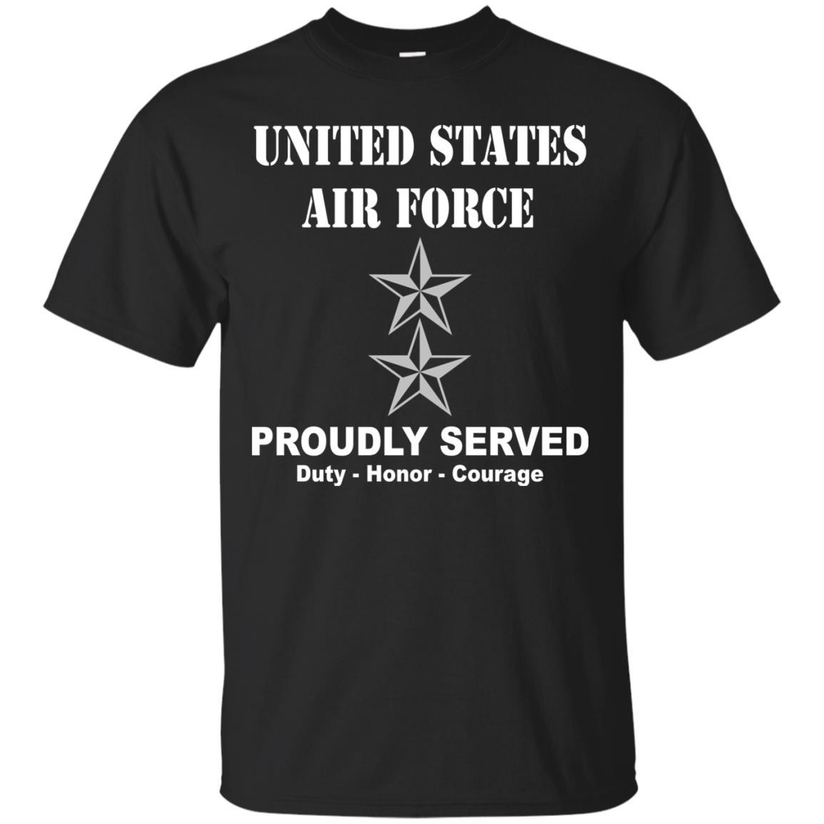 US Air Force O-8 Major General Maj G O8 General Officer Ranks Men Front T Shirt For Air Force-TShirt-USAF-Veterans Nation