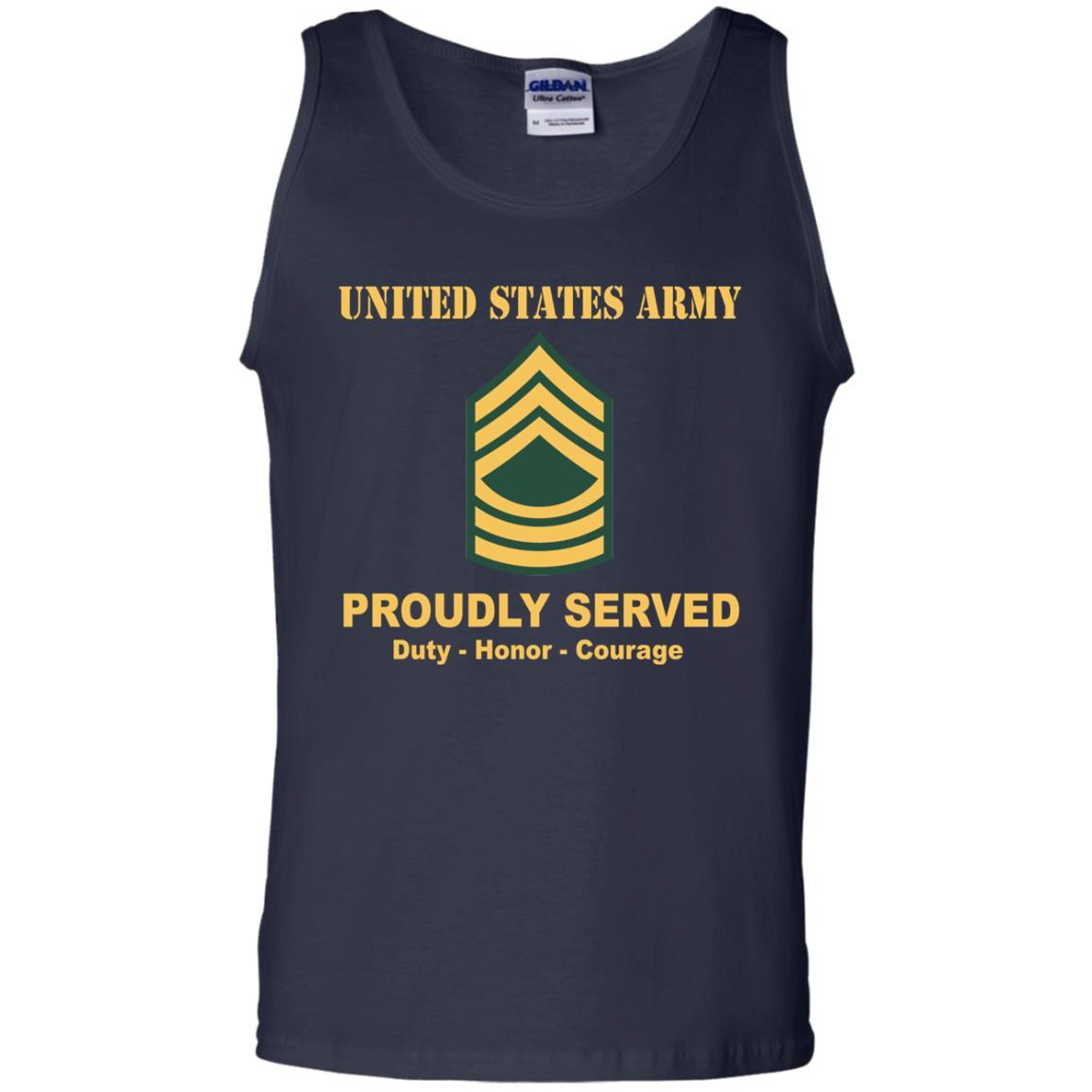 US Army E-8 Master Sergeant E8 MSG Noncommissioned Officer Ranks Men Front Shirt US Army Rank-TShirt-Army-Veterans Nation