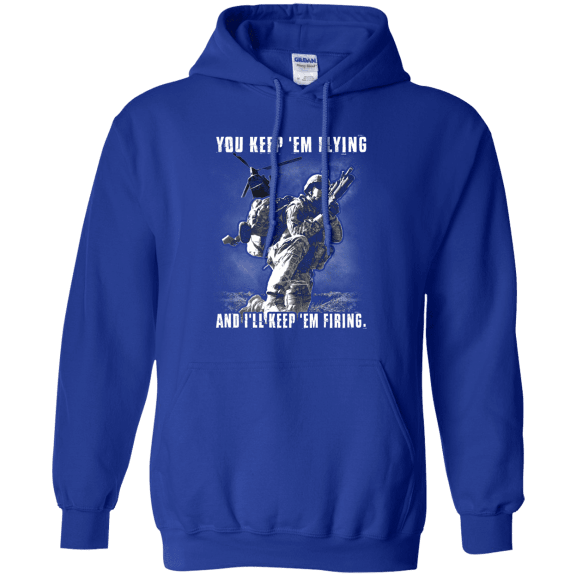 Military T-Shirt "You Kept 'Em Flying And I'll Kept 'Em Firing"-TShirt-General-Veterans Nation