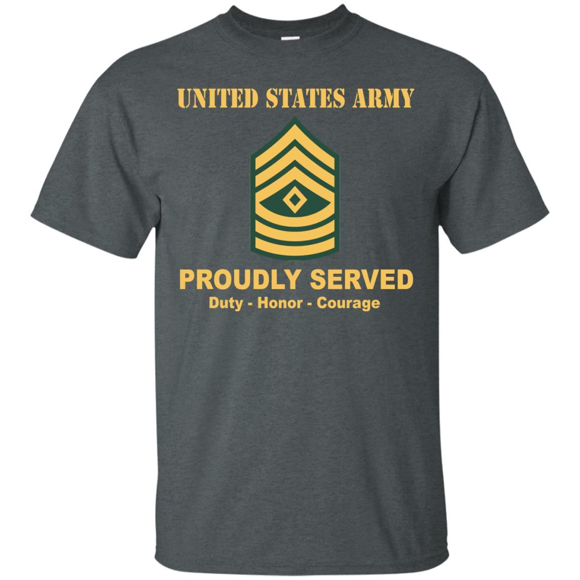 US Army E-8 First Sergeant E8 1SG Noncommissioned Officer Ranks Men Front Shirt US Army Rank-TShirt-Army-Veterans Nation