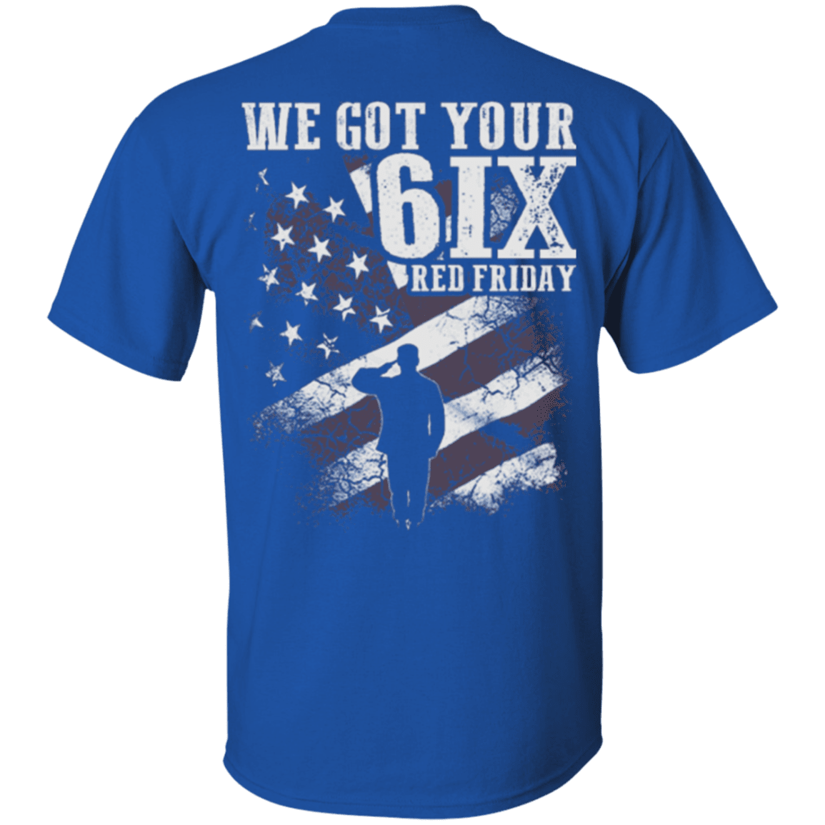 Military T-Shirt "Veteran - We Got Your Six Red Friday"-TShirt-General-Veterans Nation