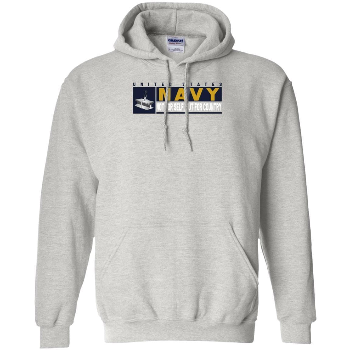 Navy Steelworker Navy SW- Not for self Long Sleeve - Pullover Hoodie-TShirt-Navy-Veterans Nation