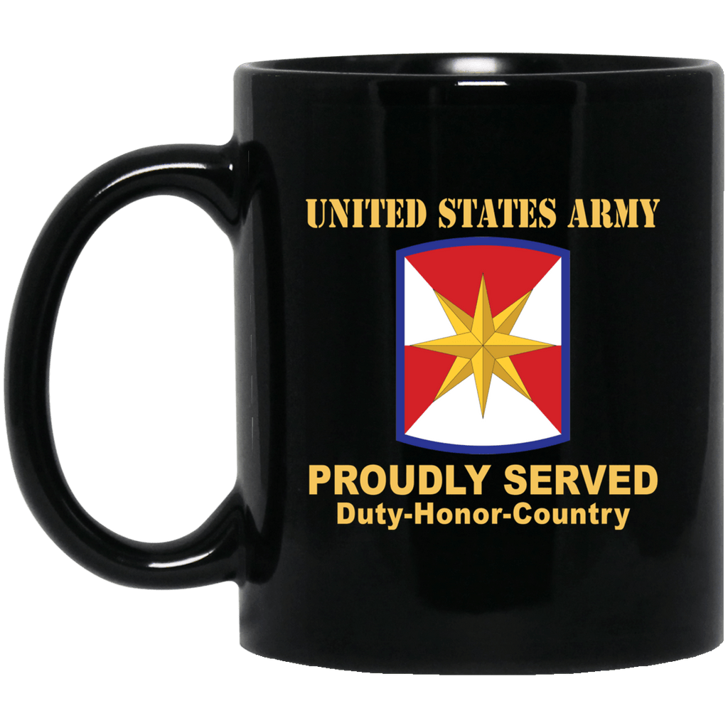 US ARMY 347TH REGIONAL SUPPORT GROUP- 11 oz - 15 oz Black Mug-Mug-Army-CSIB-Veterans Nation