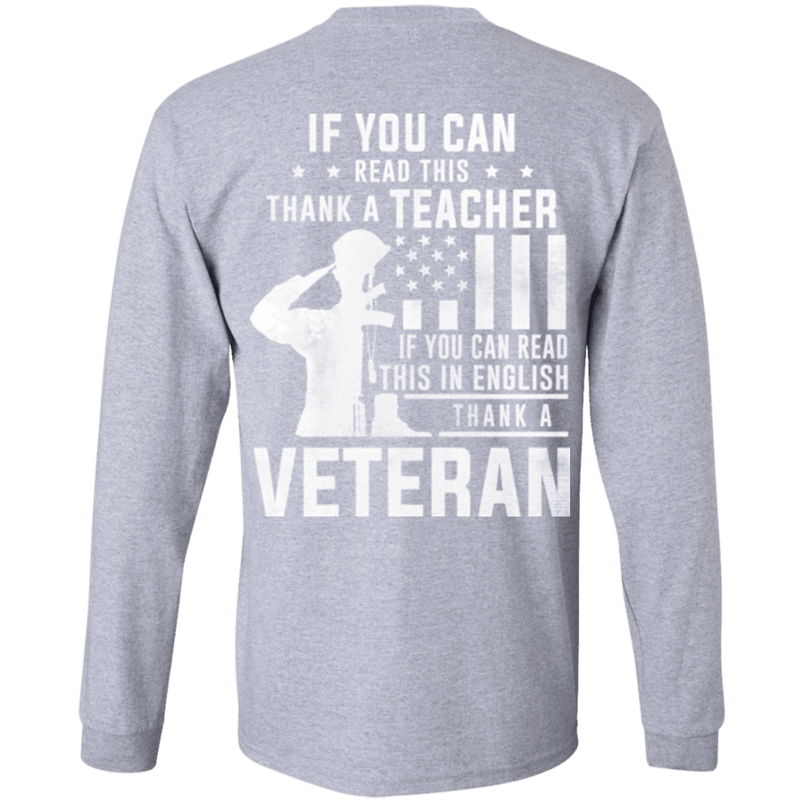 Military T-Shirt "Thank A Veteran"-TShirt-General-Veterans Nation