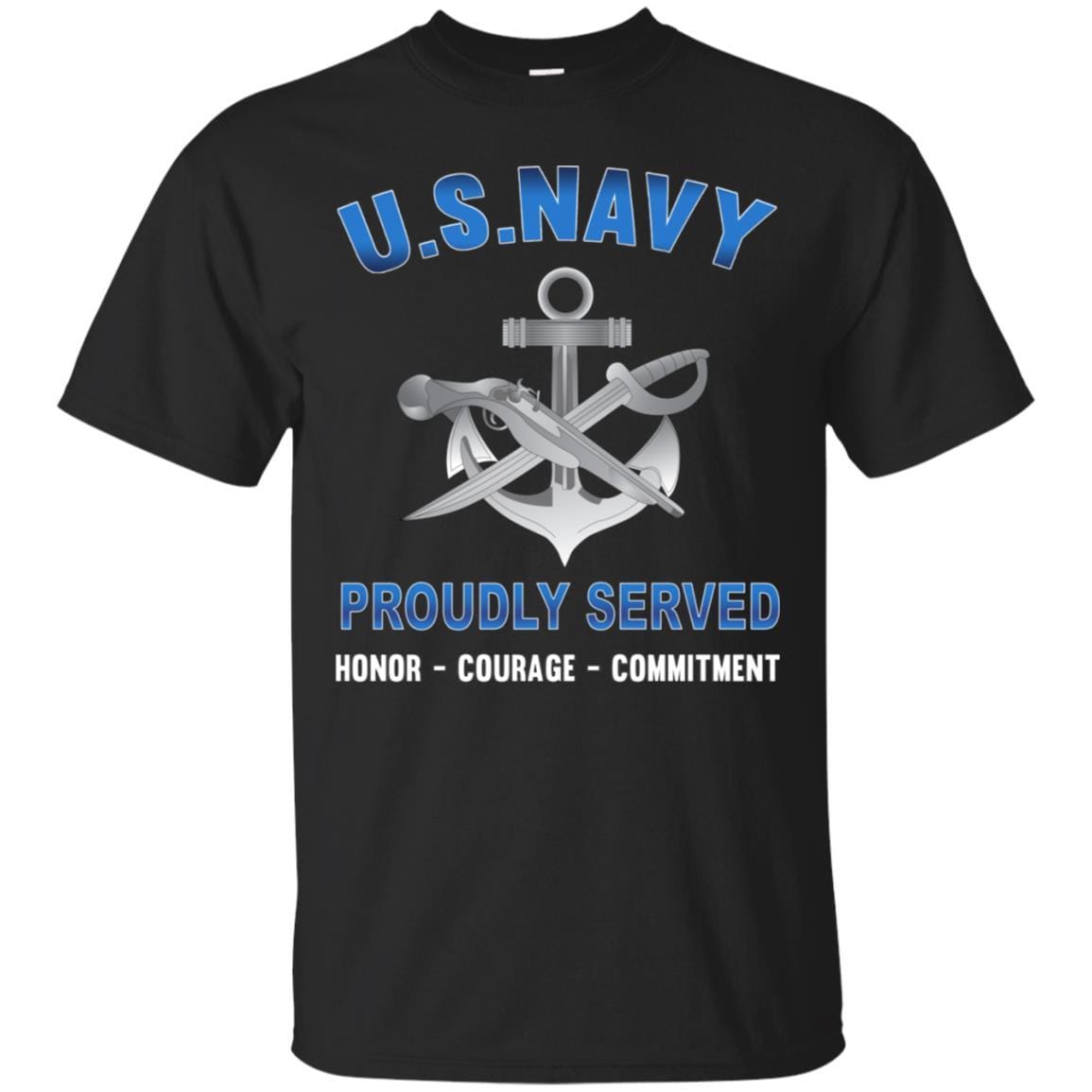 Navy Special Warfare Boat Operator Navy SB - Proudly Served T-Shirt For Men On Front-TShirt-Navy-Veterans Nation