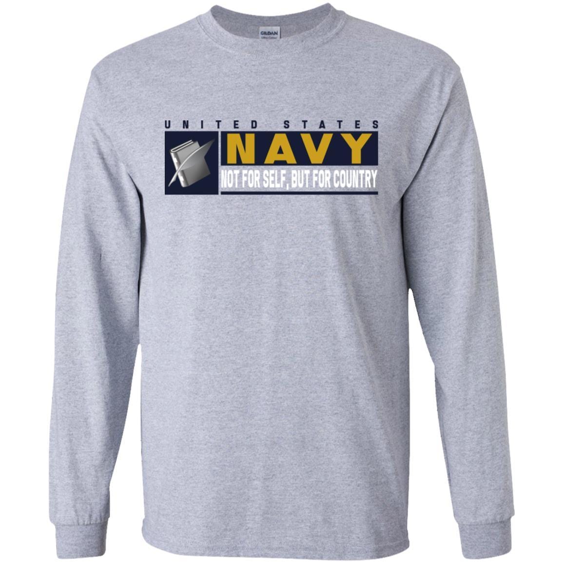 Navy Personnel Specialist Navy PS- Not for self Long Sleeve - Pullover Hoodie-TShirt-Navy-Veterans Nation