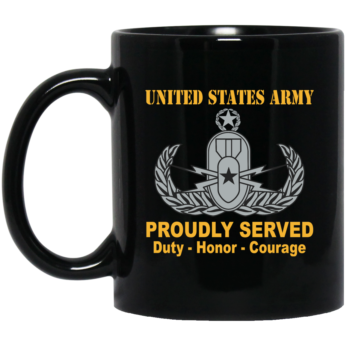 US Army Master Explosive Ordnance Disposal Badge 11 oz - 15 oz-Mug-Army-Badge-Veterans Nation