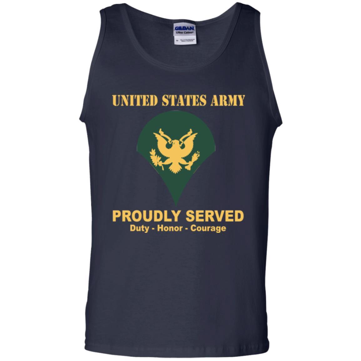 US Army E-4 SPC E4 Specialist Ranks Men Front Shirt US Army Rank-TShirt-Army-Veterans Nation