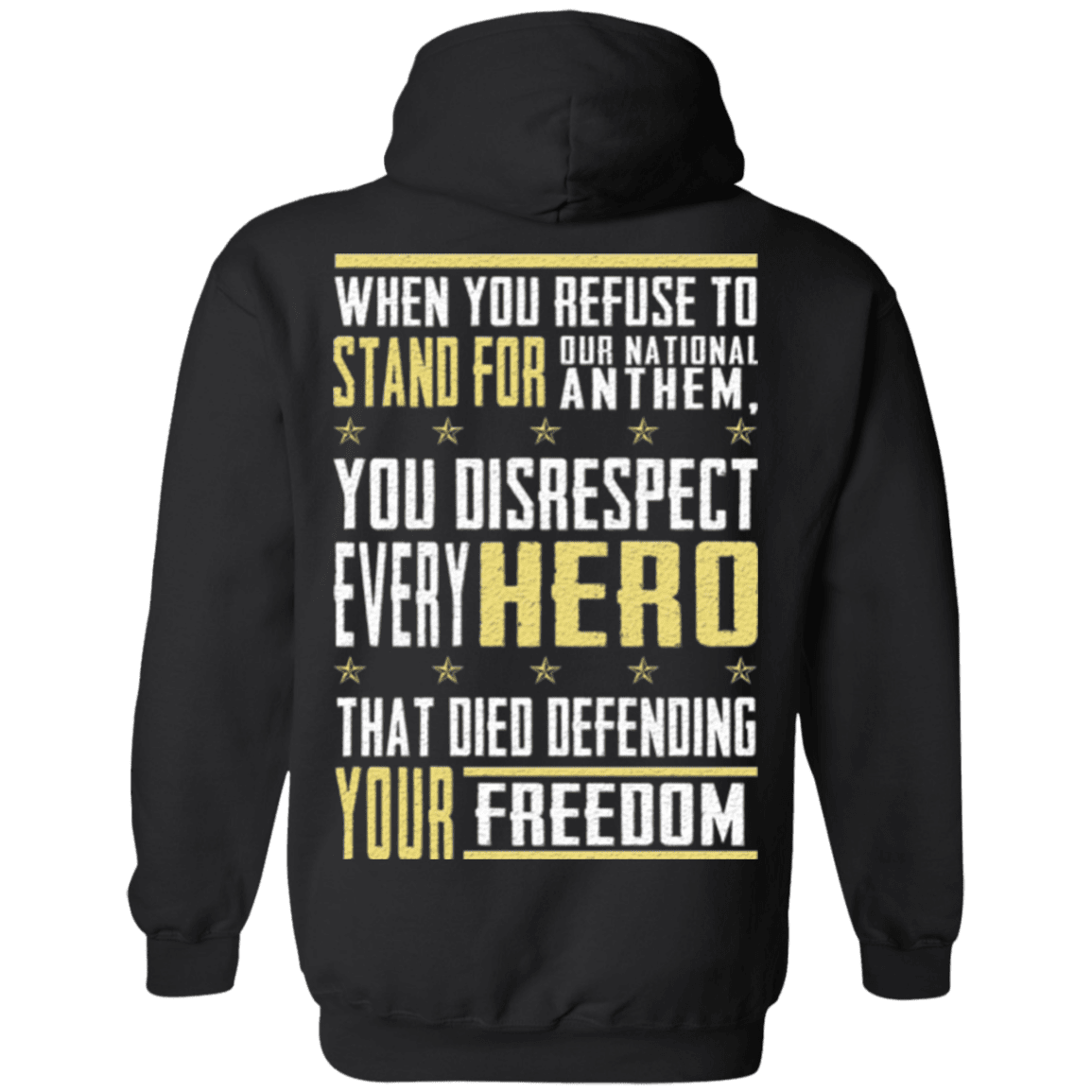 Military T-Shirt "Veteran - Stand For Our National"-TShirt-General-Veterans Nation