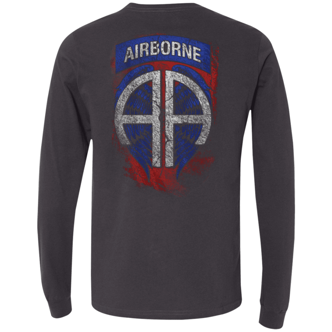 US Air Force - Airborne Angel - Men Back T Shirt-TShirt-USAF-Veterans Nation