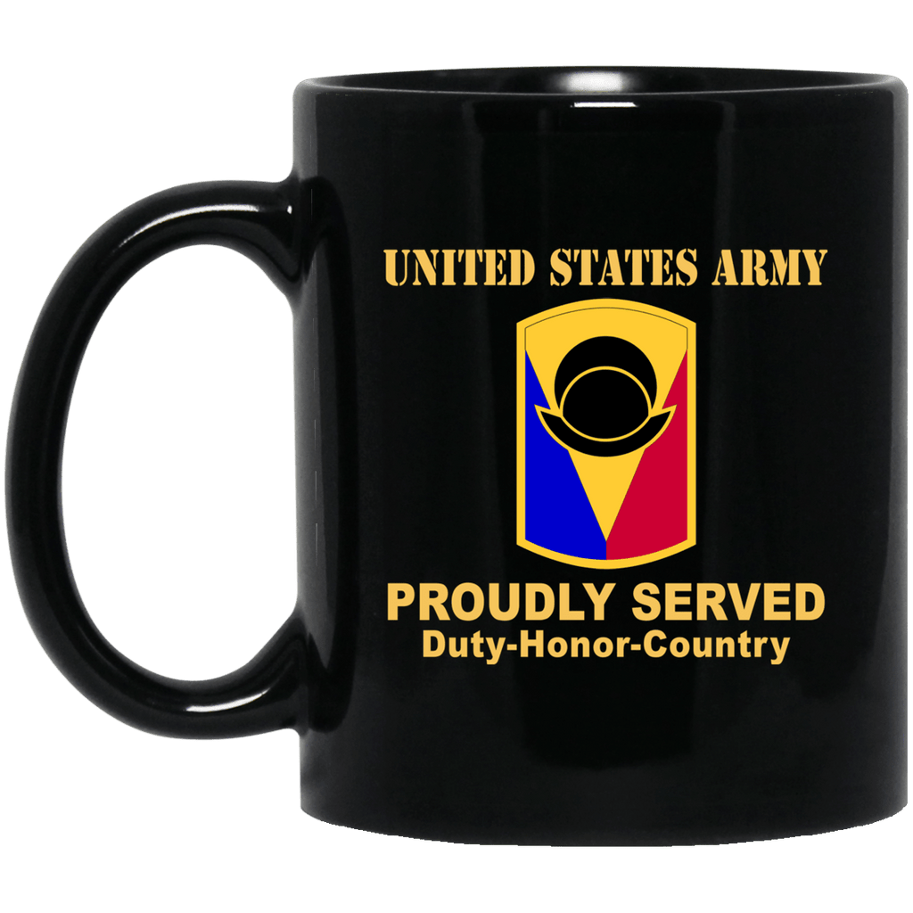 US ARMY 53RD INFANTRY BRIGADE COMBAT TEAM - 11 oz - 15 oz Black Mug-Mug-Army-CSIB-Veterans Nation