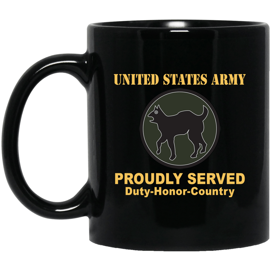 US ARMY 81 REGIONAL SUPPORT COMMAND - 11 oz - 15 oz Black Mug-Mug-Army-CSIB-Veterans Nation