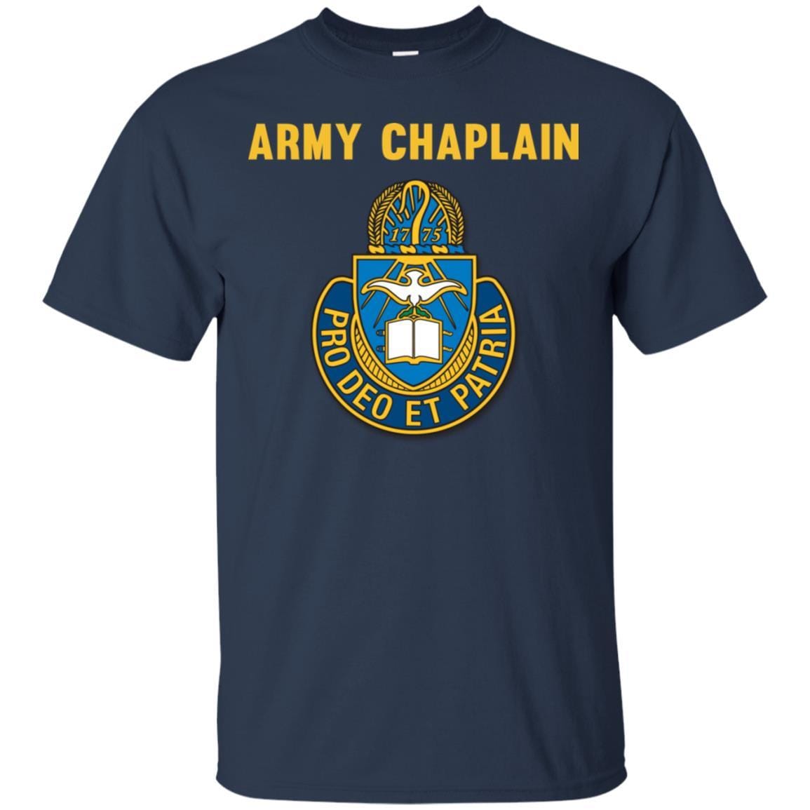 US Army Chaplain T-Shirt For Men On Front-TShirt-Army-Veterans Nation