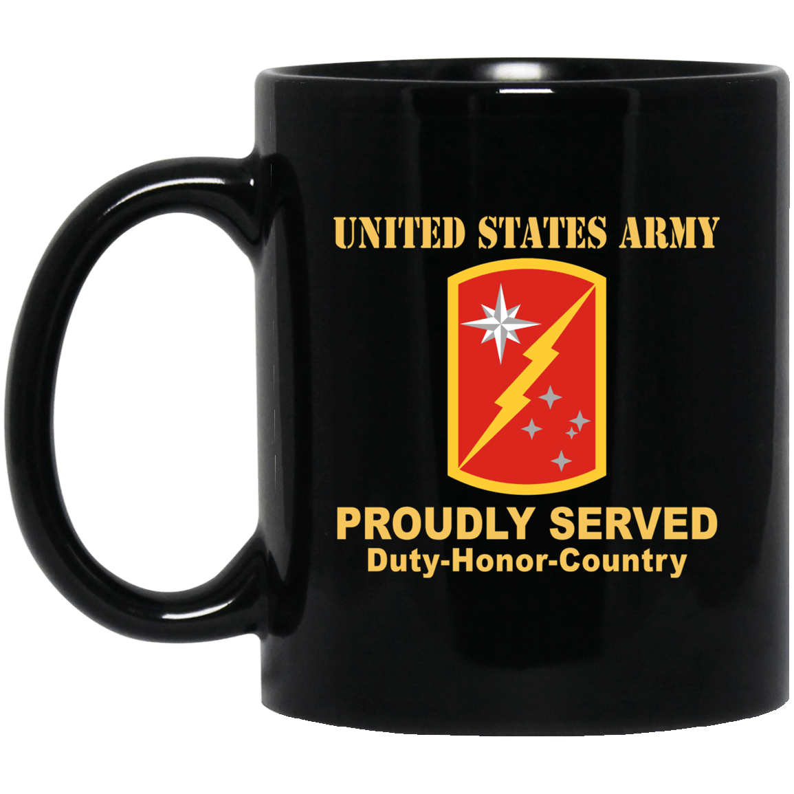 US ARMY 45TH SUSTAINMENT BRIGADE- 11 oz - 15 oz Black Mug-Mug-Army-CSIB-Veterans Nation