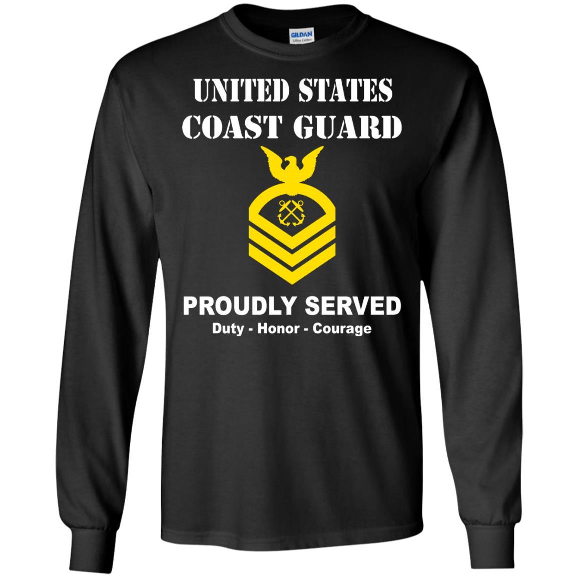 US Coast Guard E-7 Chief Petty Officer E7 CPO Chief Petty Officer Men Front USCG T Shirt-TShirt-USCG-Veterans Nation