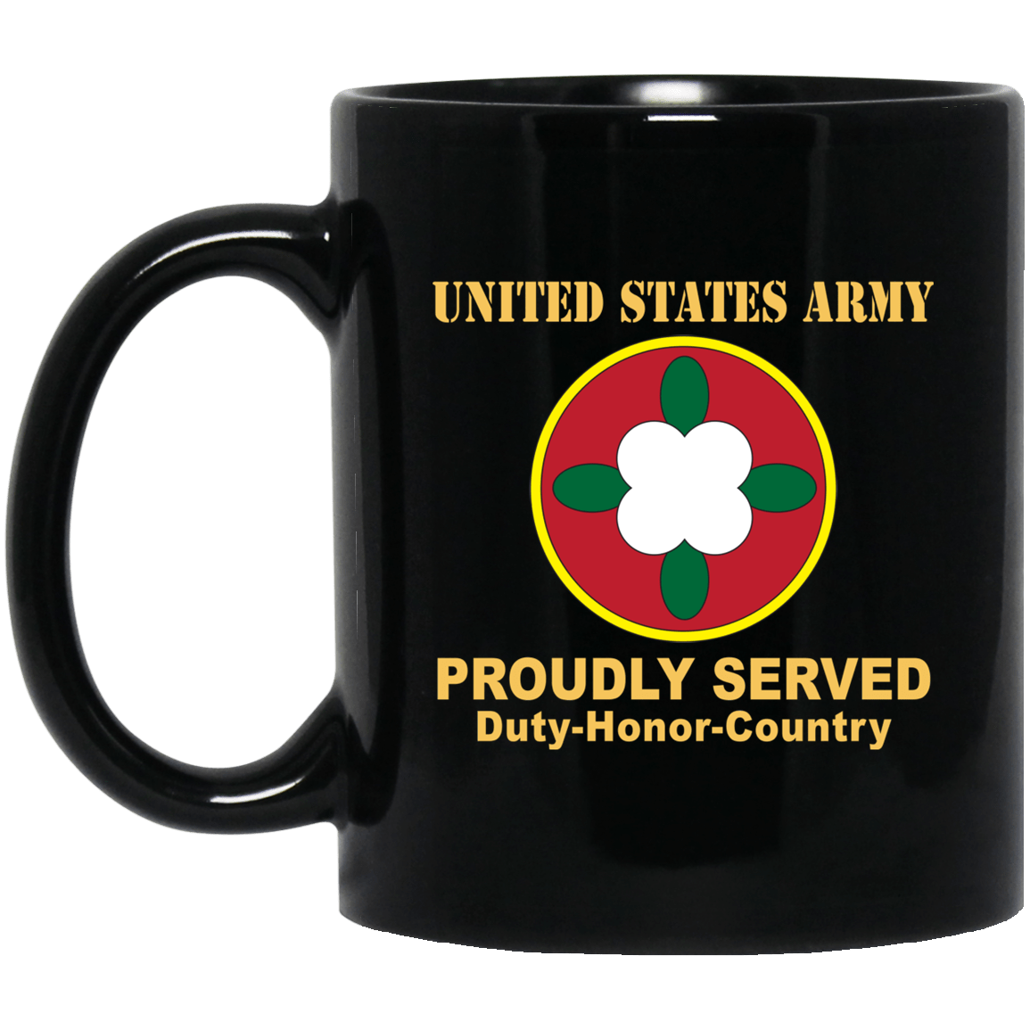 US ARMY 184TH SUSTAINMENT COMMAND- 11 oz - 15 oz Black Mug-Mug-Army-CSIB-Veterans Nation