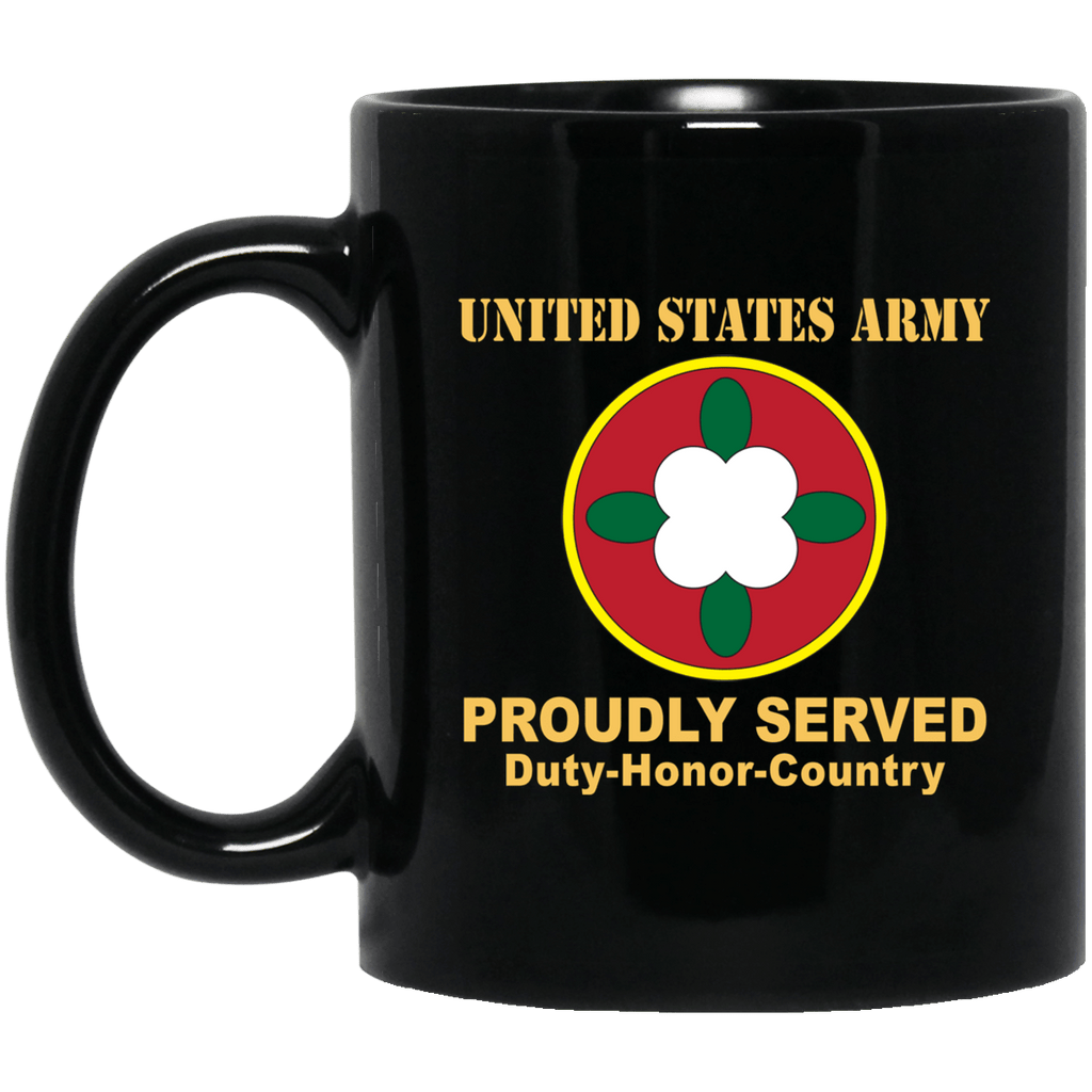 US ARMY 184TH SUSTAINMENT COMMAND- 11 oz - 15 oz Black Mug-Mug-Army-CSIB-Veterans Nation