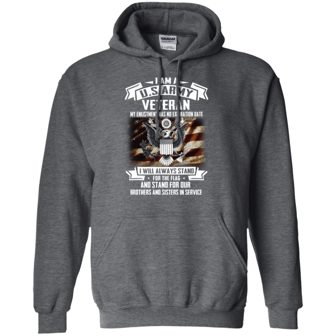 I am A US Army Veteran My Enlistment Has No Expiration Date T Shirt-TShirt-Army-Veterans Nation