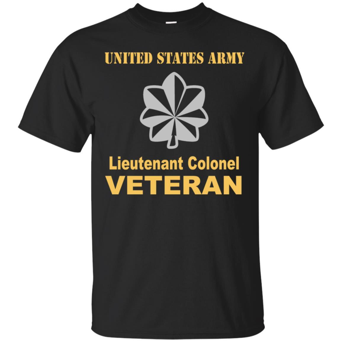 US Army O-5 Lieutenant Colonel O5 LTC Field Officer Veteran Men T Shirt On Front-TShirt-Army-Veterans Nation