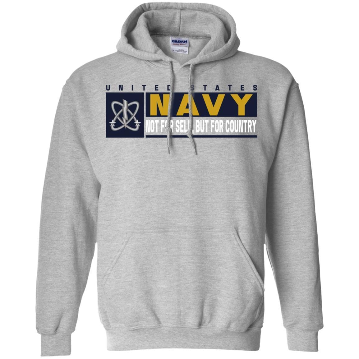 Navy Electronics Warfare Technician Navy EW- Not for self Long Sleeve - Pullover Hoodie-TShirt-Navy-Veterans Nation