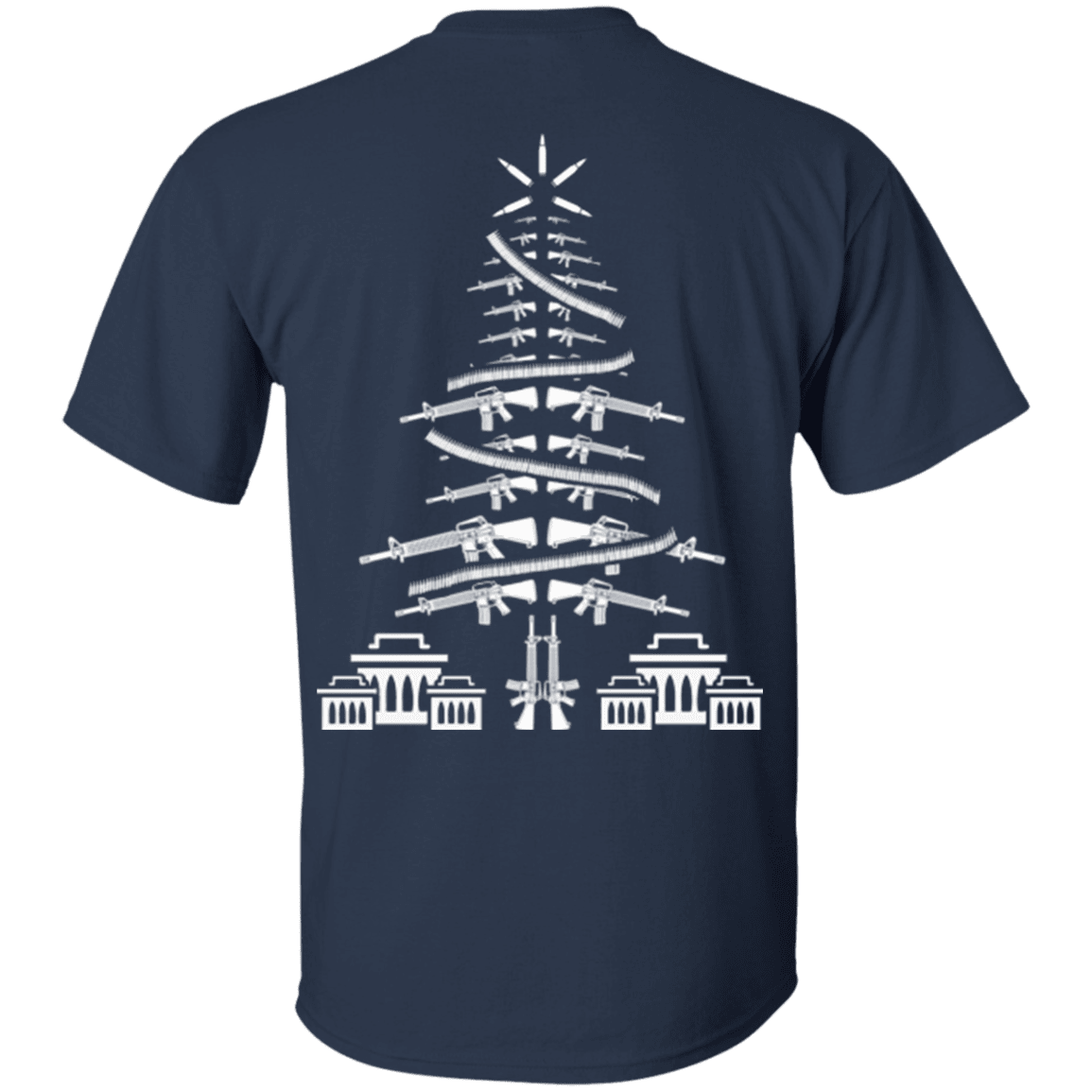 Military T-Shirt "Christmas Tree Veteran"-TShirt-General-Veterans Nation