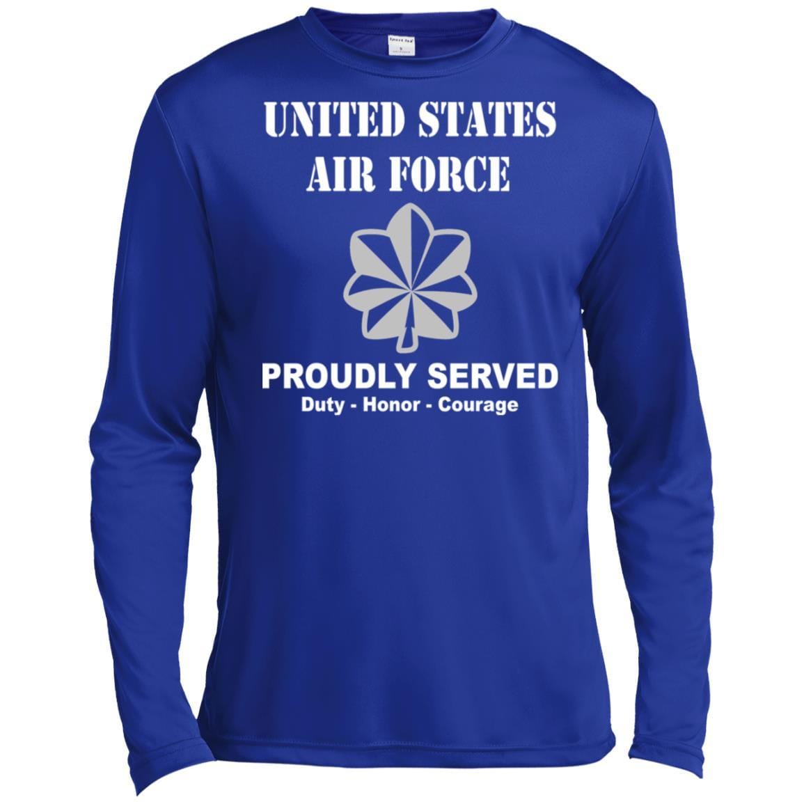 US Air Force O-5 Lieutenant Colonel Lt Co O5 Field Officer Ranks T shirt Sport-Tek Tall Pullover Hoodie - T-Shirt-TShirt-USAF-Veterans Nation