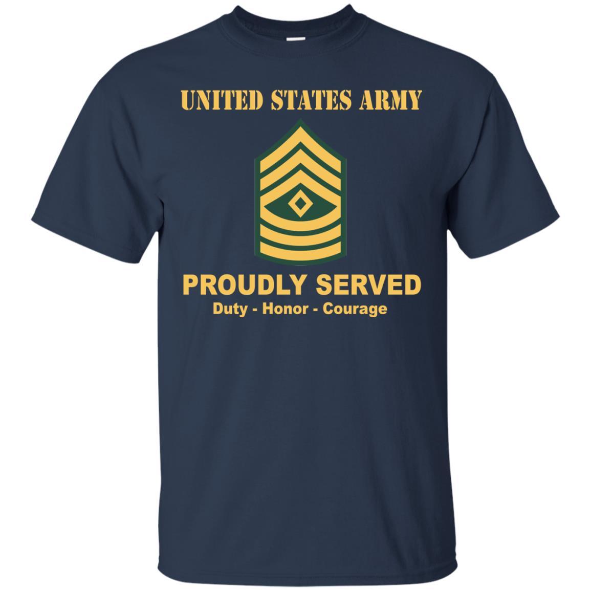 US Army E-8 First Sergeant E8 1SG Noncommissioned Officer Ranks Men Front Shirt US Army Rank-TShirt-Army-Veterans Nation