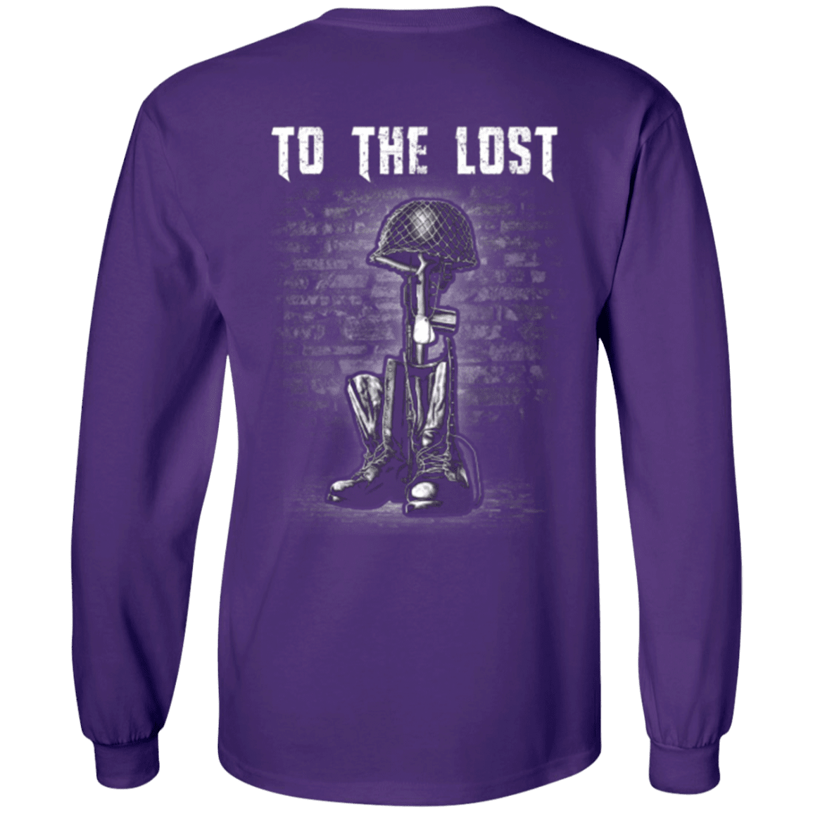 Military T-Shirt "To The Lost - Veteran"-TShirt-General-Veterans Nation