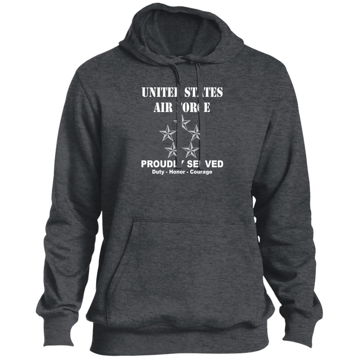 US Air Force O-10 General of the Air Force GAF O10 General Officer Ranks T shirt Sport-Tek Tall Pullover Hoodie - T-Shirt-TShirt-USAF-Veterans Nation