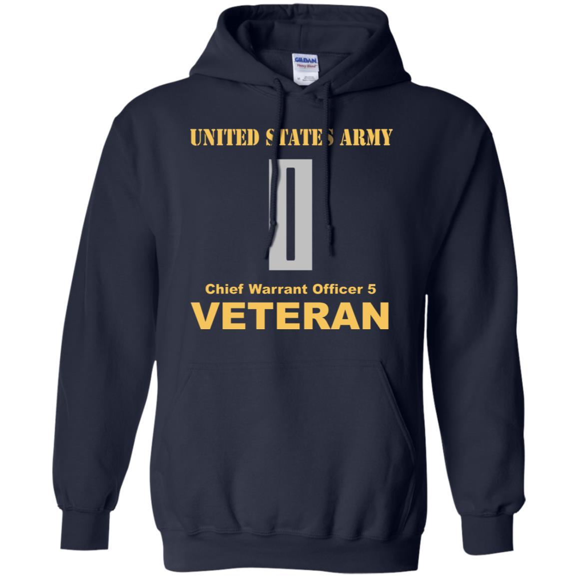 US Army W-5 Chief Warrant Officer 5 W5 CW5 Warrant Officer Veteran Men T Shirt On Front-TShirt-Army-Veterans Nation