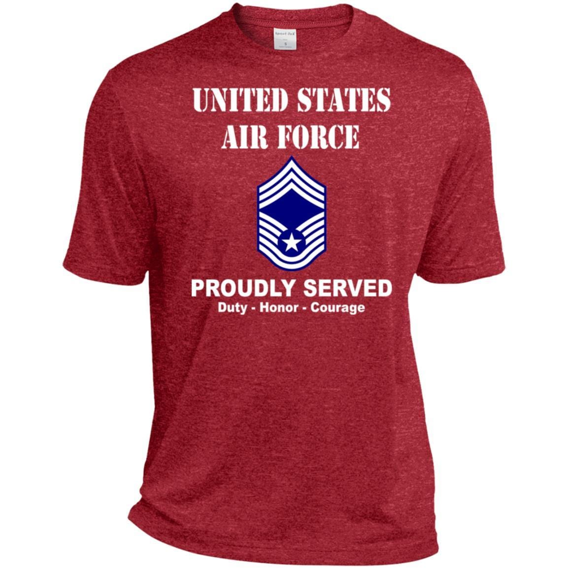 US Air Force E-9 Chief Master Sergeant CMSgt E9 Noncommissioned Officer Ranks T shirt Sport-Tek Tall Pullover Hoodie - T-Shirt-TShirt-USAF-Veterans Nation