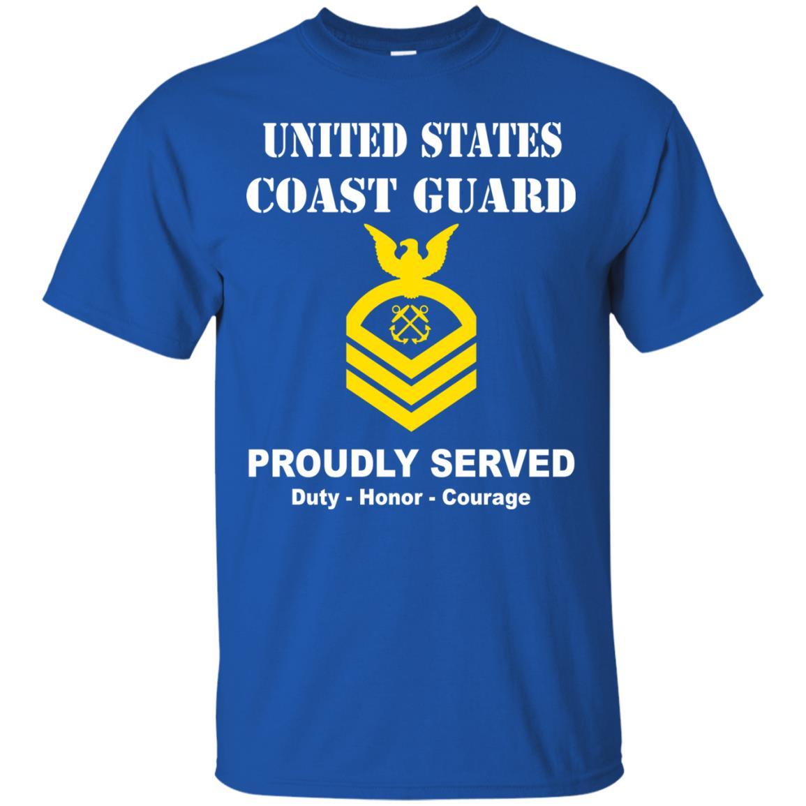 US Coast Guard E-7 Chief Petty Officer E7 CPO Chief Petty Officer Men Front USCG T Shirt-TShirt-USCG-Veterans Nation