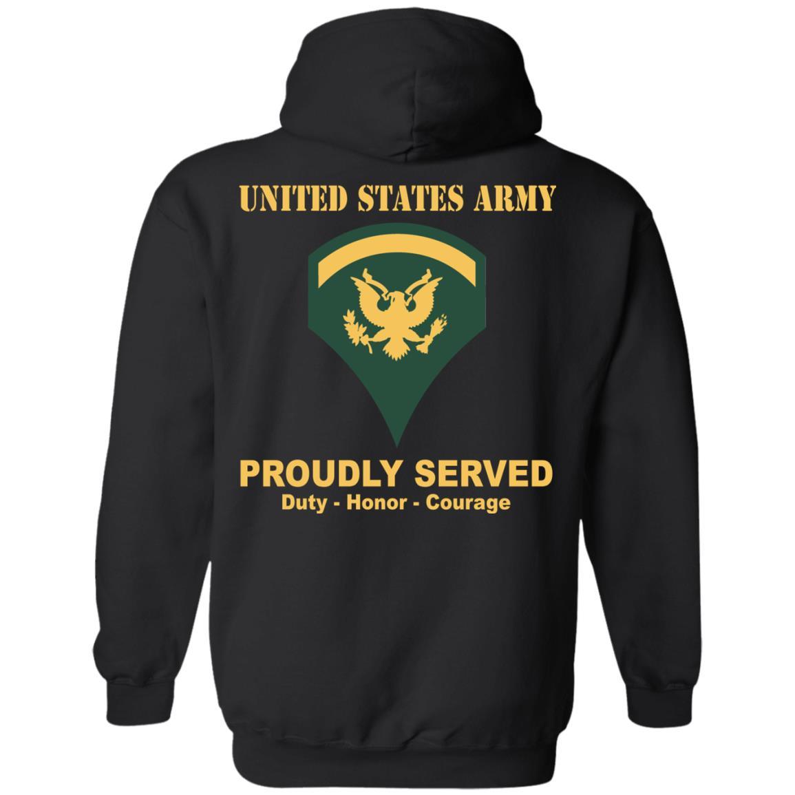 US Army E-5 SPC E5 Specialist Ranks Men Back US Army T Shirt-TShirt-Army-Veterans Nation