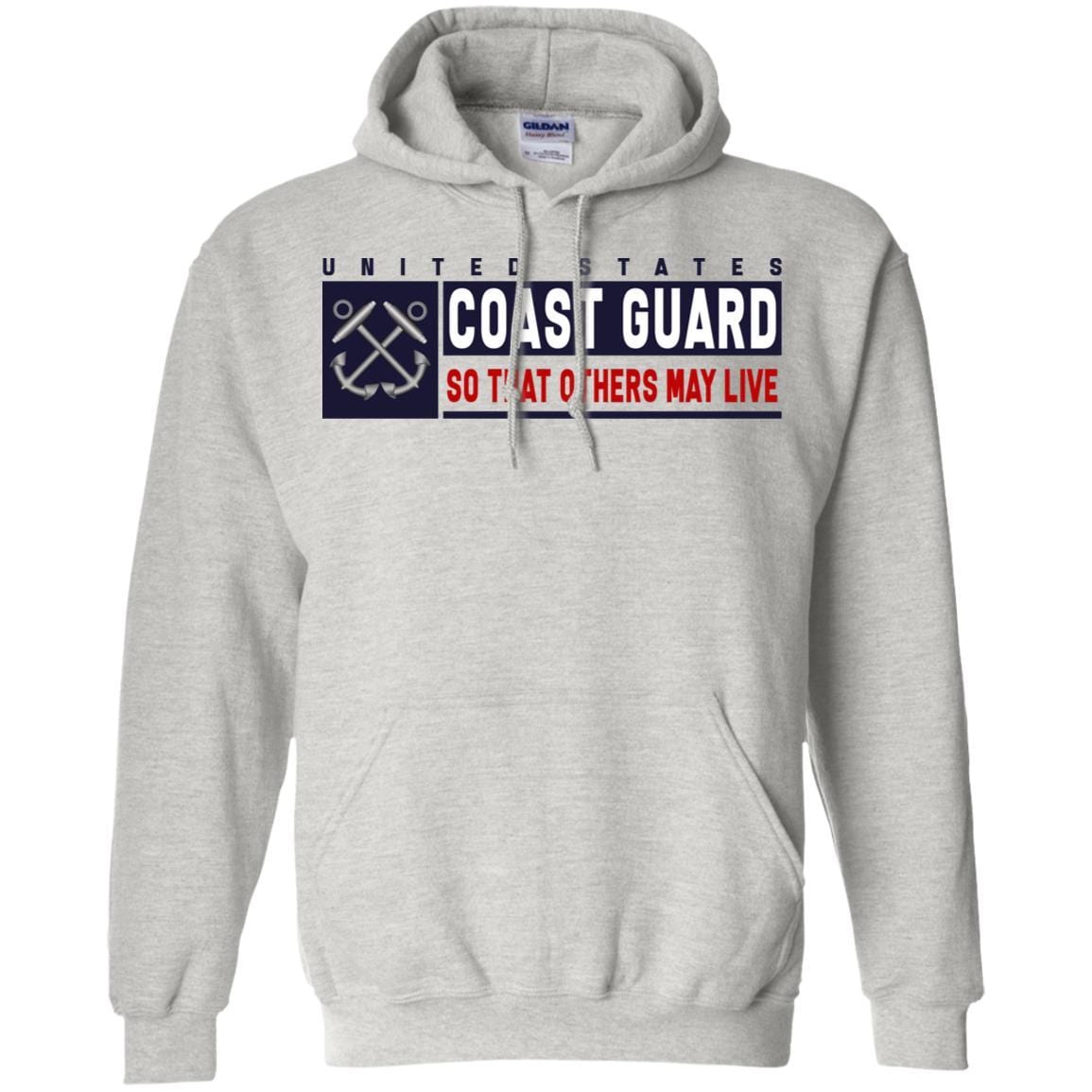 US Coast Guard Boatswains Mate BM Logo- So that others may live Long Sleeve - Pullover Hoodie-TShirt-USCG-Veterans Nation