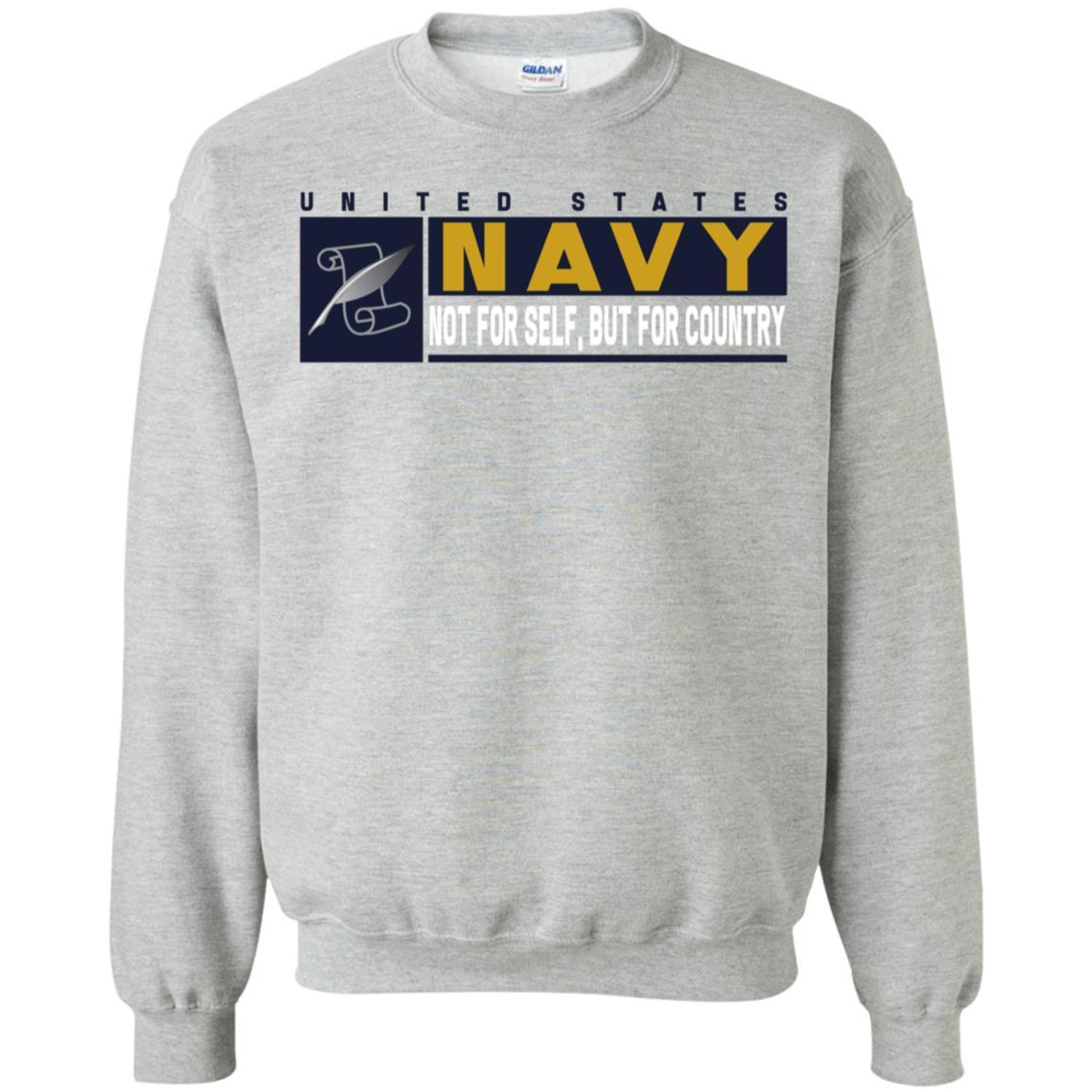 Navy Journalist Navy JO- Not for self Long Sleeve - Pullover Hoodie-TShirt-Navy-Veterans Nation