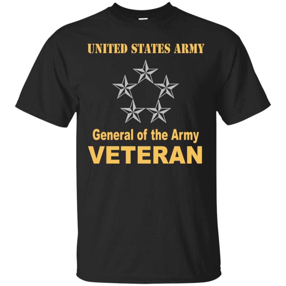 US Army O-10 General of the Army O10 GA General Officer Veteran Men T Shirt On Front-TShirt-Army-Veterans Nation