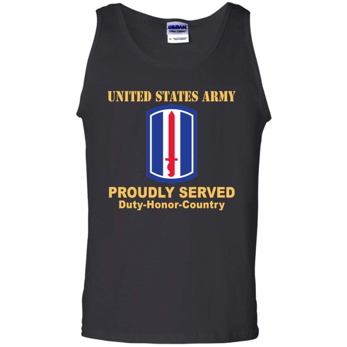 US ARMY 193RD INFANTRY BRIGADE- Proudly Served T-Shirt On Front For Men-TShirt-Army-Veterans Nation