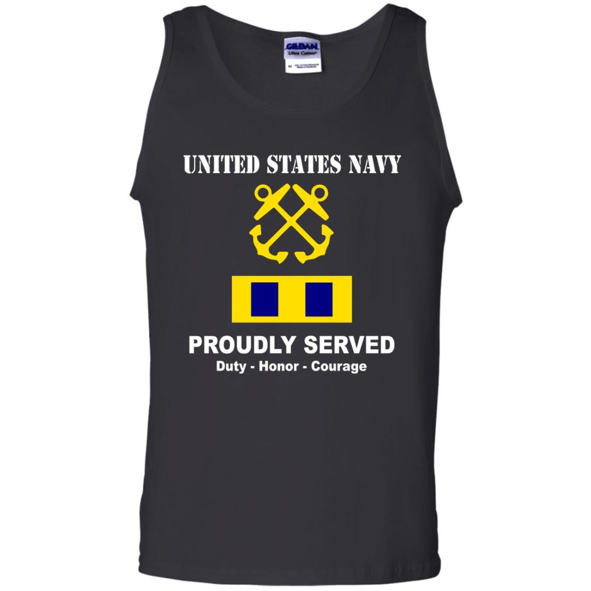 US Navy W-3 Chief Warrant Officer 3 W3 CW3 Warrant Officer Ranks Tshirt Men Front - T Shirts For Navy Ranks-TShirt-Navy-Veterans Nation