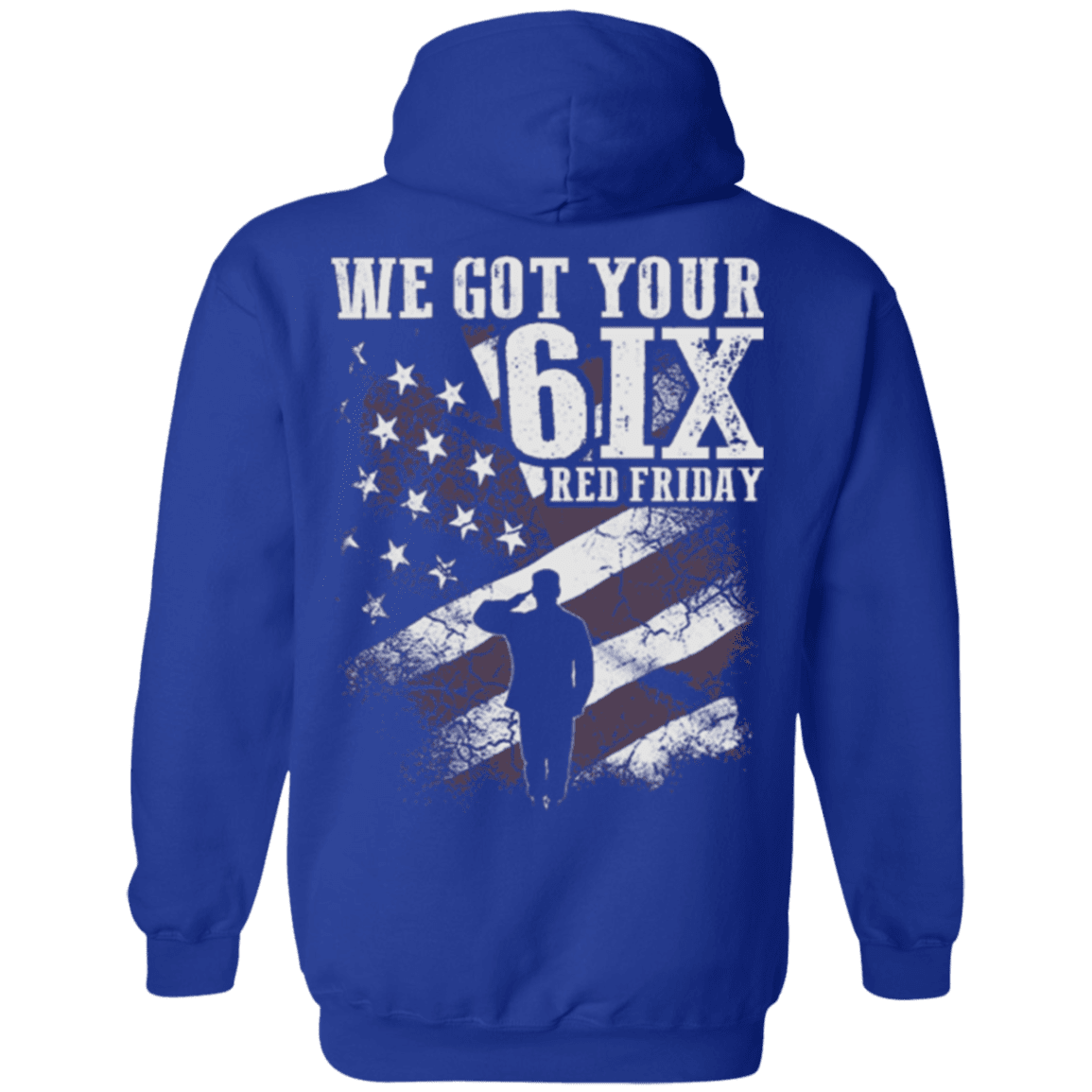 Military T-Shirt "Veteran - We Got Your Six Red Friday"-TShirt-General-Veterans Nation