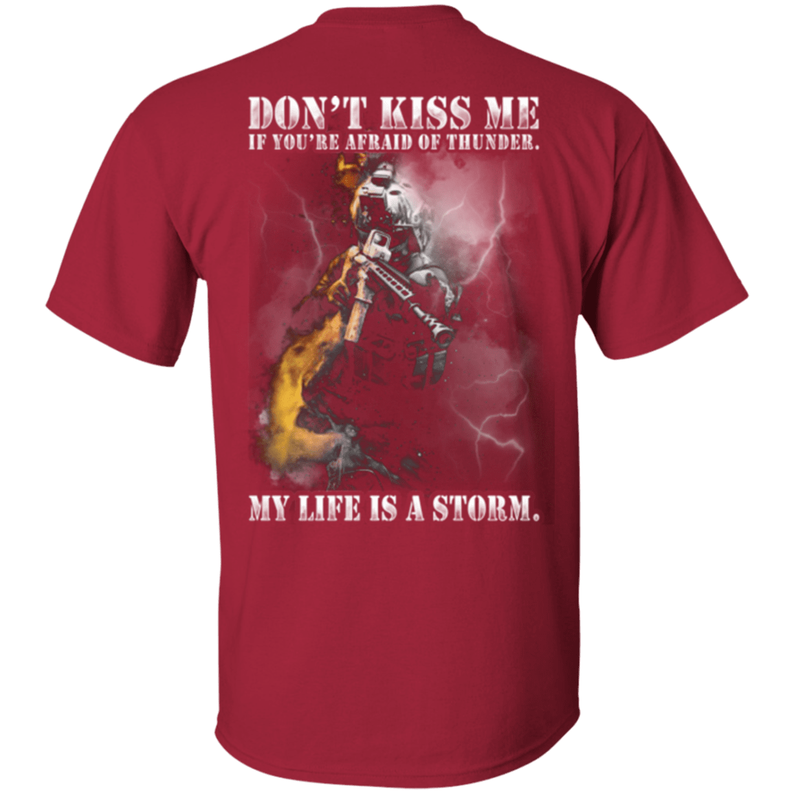 Military T-Shirt "My Life Is Storm Veteran"-TShirt-General-Veterans Nation