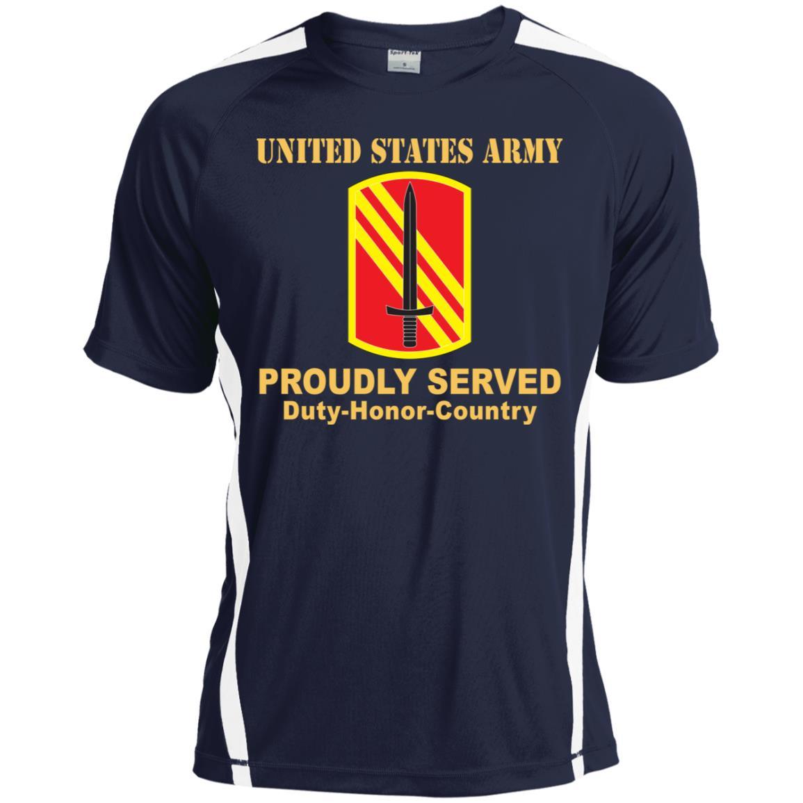 US ARMY 113 SUSTAINMENT BRIGADE- Proudly Served T-Shirt On Front For Men-TShirt-Army-Veterans Nation