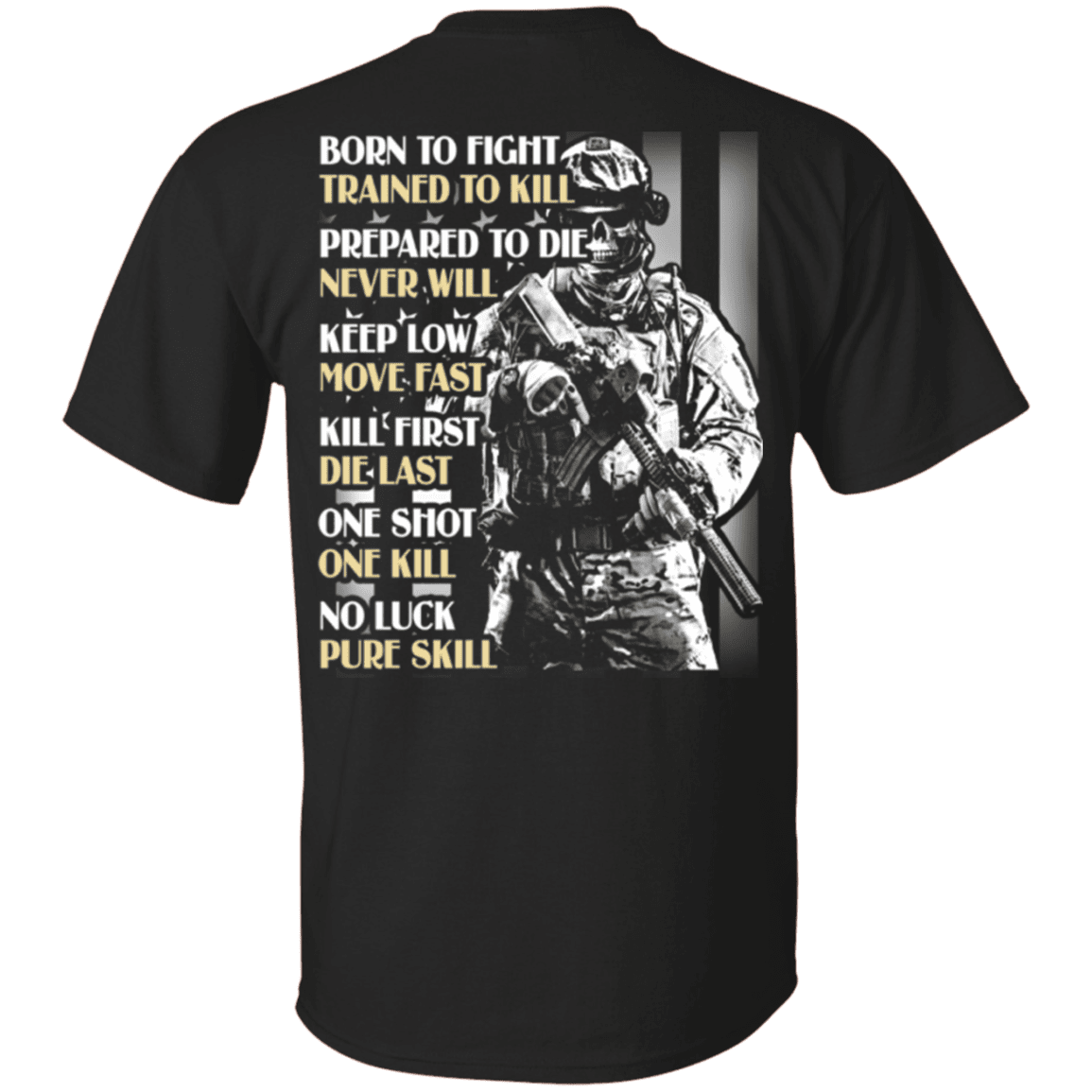 Military T-Shirt "Veteran Skill"-TShirt-General-Veterans Nation